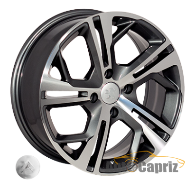 Диски Replica Peugeot D5139 MGRA R16 W6.5 PCD4x108 ET25 DIA65.1